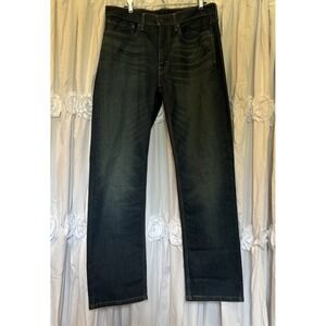 Levis 514 Straight Leg Jeans Men's 34x32 Medium‎ Wash Blue Denim